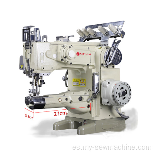 Máquina de coser de enclavamiento de alta velocidad de múltiples agujas